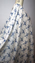 Liberty Fabrics & Bridgerton ~ 'Amelie Luise' Blue & White | Tana Lawn™ *Remnant 4.2m Was $250 Now $199